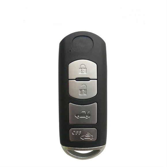 3+1 Buttons 315 MHz Smart Proximity Key For Mazda SKE13D-01 - Using OEM Mainboard