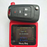 3+1 Buttons 315Mhz Flip Smart Proximity Key for Buick with Logo