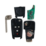 3+1 Buttons 434 MHz Flip Remote Key for Chevrolet