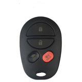 3+1 Buttons 434 MHz Keyless Entry Remote forToyota Avalon / Solara - GQ43VT20T