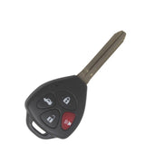 3+1 Buttons 434 MHz Remote Head Key for Toyota Hilux with 4D67 Chip (Australia) - MDLB44TA