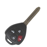 3+1 Buttons 434 MHz Remote Head Key for Toyota Hilux with 4D67 Chip (Australia) - MDLB44TA