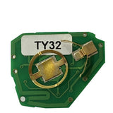 3+1 Buttons 434 MHz Remote Head Key for Toyota Hilux with 4D67 Chip (Australia) - MDLB44TA