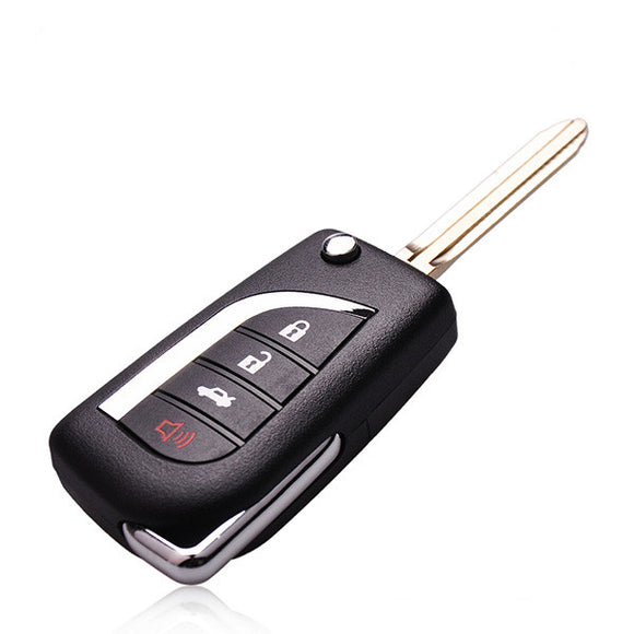 3+1 Buttons 434 MHz Remote Key For Toyota Hilux Vigo Yaris - MDLB44TA