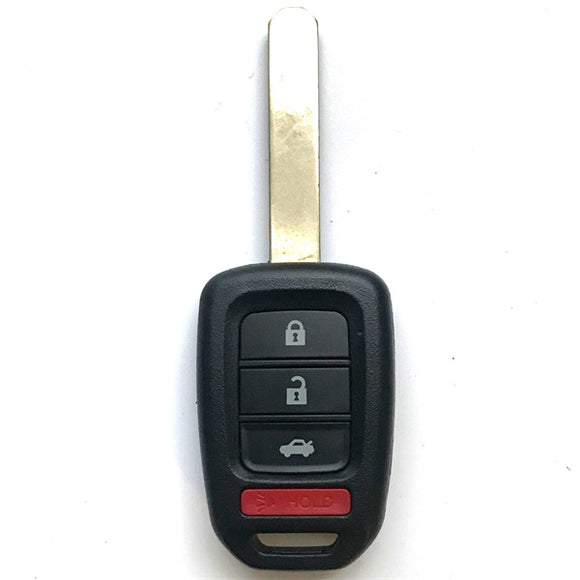 3+1 Buttons 434MHz Remote Key for Honda G Type - ID47 PCF7961X