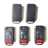 3+1 Buttons Key Shell for Mercedes Benz Old Type - Pack of 5