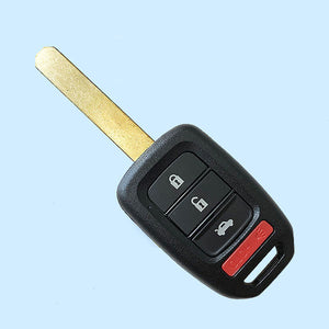 3+1 Buttons Remote Head Key SHELL for Honda Accord / Civic 2013–2017 - 5 pieces