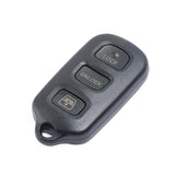 3+1 Buttons Remote Key Shell For Toyota Square Type - Pack of 5