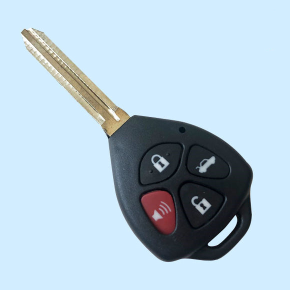 3+1 Buttons Remote Shell for Toyota - 5 pcs