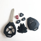 3+1 Buttons Remote Shell for Toyota - 5 pcs