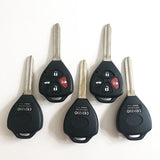 3+1 Buttons Remote Shell for Toyota - 5 pcs