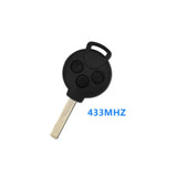 3 4 Button Remote Key 315MHz 433MHz Fob for BENZ Smart PCF7941 Chip KR55WK45144 No Mark
