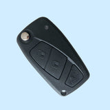 3 BUTTON REPLACEMENT FOR FIAT PANDA GRANDE REMOTE KEY SHELL WITH BATTERY LOCATION 5pcs