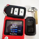 3 Button 313.8MHz FSK Keyless Go Remote For Honda CRV Hitag3 ID47 Chip FCCID: KR5V1X