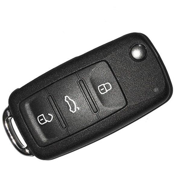 3 Button 433MHz VW Flip Key ID48 5K0 837 202 AH