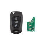 3 Button 433MHz Remote for Hyundai I20 I30 IX35 with 46 ID Chip