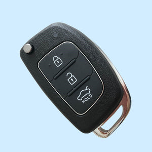 3 Button Flip Remote Key Shell 2014 for Hyundai Sonata 5 pcs