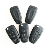 3 Button Flip Remote Key Shell for Ford Mondeo (5pcs)