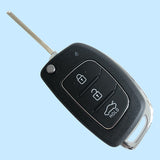 3 Button Flip Remote Key Shell for Hyundai 5pcs