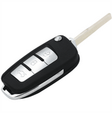 3 Button ModifIed Folding Remote Key Shell for FORD Focus Fiesta C Max Ka Key Case HU101 Blade 5pcs