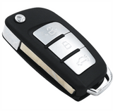 3 Button ModifIed Folding Remote Key Shell for FORD Focus Fiesta C Max Ka Key Case HU101 Blade 5pcs