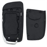 3 Button ModifIed Folding Remote Key Shell for FORD Focus Fiesta C Max Ka Key Case HU101 Blade 5pcs