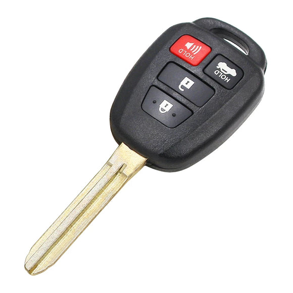 3 Button Remote Car Key 314.4Mhz For Toyota RAV4 LE XLE Highlander LE 2013- 2017 with H Chip GQ4-52T