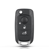 3 Button Remote Flip Car Key 433.92Mhz For Fiat 500X Egea Tipo 2016-2018 I6FA Model with Megamos AES Chip No Mark only Board OEM