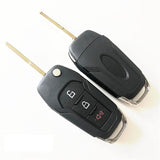 3 Button Remote Flip Key Case for Ford (5pcs)
