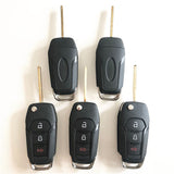3 Button Remote Flip Key Case for Ford (5pcs)
