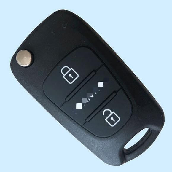 3 Button Remote key shell with LEFT blade for Hyundai ELANTRA 5PCS