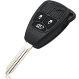 2 Button Smart Remote Key Fob With ID46 Chip 433mhz for Chrysler 300C Sebring PT Cruiser 05179516AA No Mark