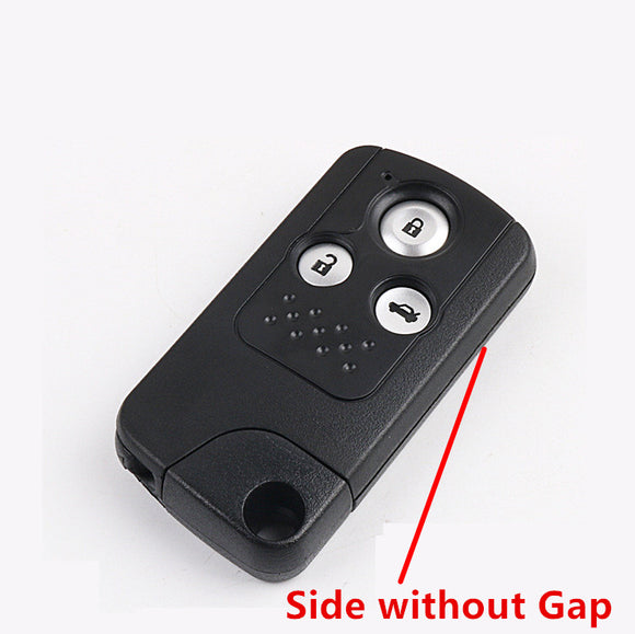 3 Button Smart key shell Car Key Case Shell Side without Gap For Old type HONDA 5pcs