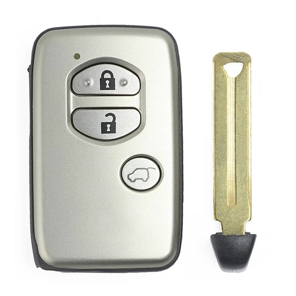 3 Buttons 433MHz Board Number A433 ID74-WD04 Chip Sliver Keyless Go / Entry Remote Car Key For Toyota Camry MDL B77EA