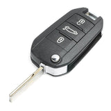 3 Buttons 434MHz Flip Remote Key for Citroen - With Citroen Logo
