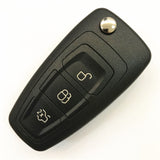 3 Buttons 434 MHz Flip Remote Key for Ford Focus - with 4D63 80 bit Chip