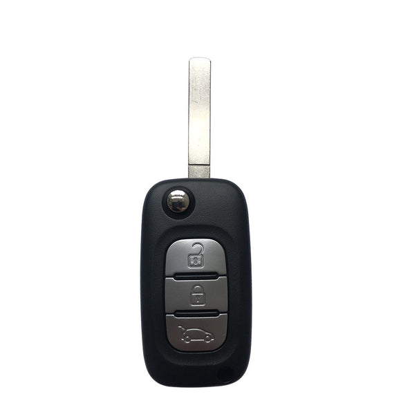3 Buttons 434 MHz Flip Remote Key for Renault Clio3 Master Kangoo Twingo
