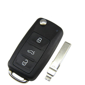 3 Buttons 434 MHz Flip Remote Key for Skoda - 3T0 837 202L