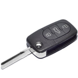 3 Buttons 434MHz Flip Remote Key for VW - 1J0 959 753B
