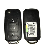3 Buttons 434MHz Flip Remote Key for VW - 5K0 837 202J