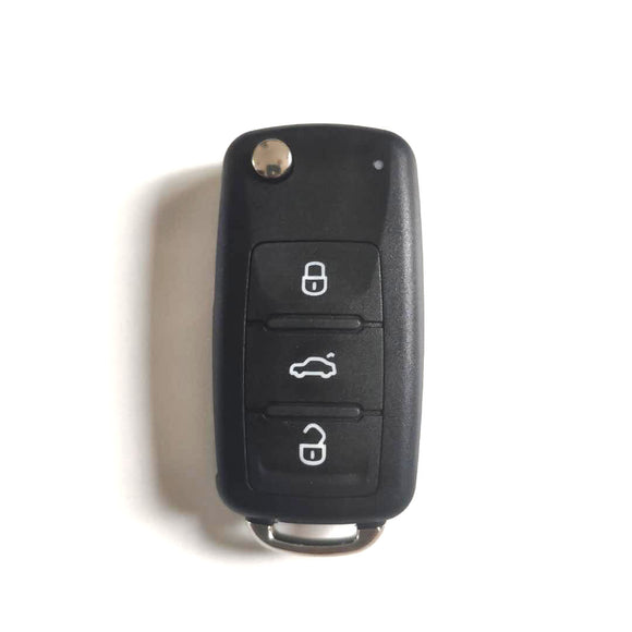 3 Buttons 434 MHz Flip Remote Key for VW Polo Golf MK6 Tiguan Touareg 202 AD 202H 202Q