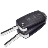 3 Buttons 434 MHz Flip Smart Proximity Key for VW Touareg