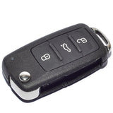 3 Buttons 434MHz Flipe Remote Key for VW - 5K0 837 202D