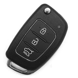 3 Buttons 434Mhz Flip Remote Key for Hyundai IX35