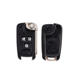 3 Buttons Flip Key Shell for Opel - Pack of 5