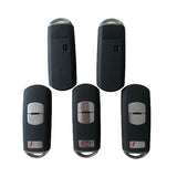 3 Buttons Flip Remote Car Key Case key shell for Mazda CX4 CX5 - Pack of 5