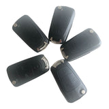 3 Buttons Flip Remote Key Shell DW05 Blade for Chevrolet Captiva (5pcs)