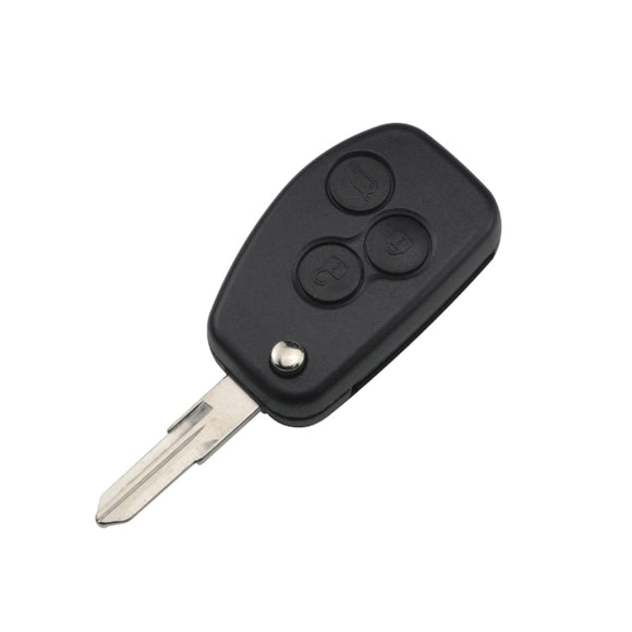 3 Buttons Flip Remote Key Shell for Renault - Pack of 5