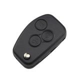 3 Buttons Flip Remote Key Shell for Renault - Pack of 5