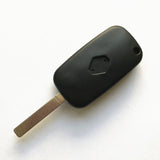 3 Buttons Flip Remote Key Shell for Renault Fluence - Pack of 5